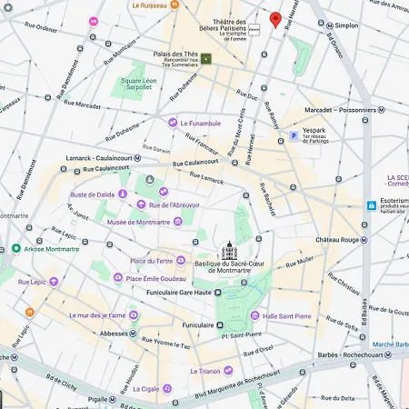 Montmartre & Metro District Lines 12 And 4 Nyaraló *